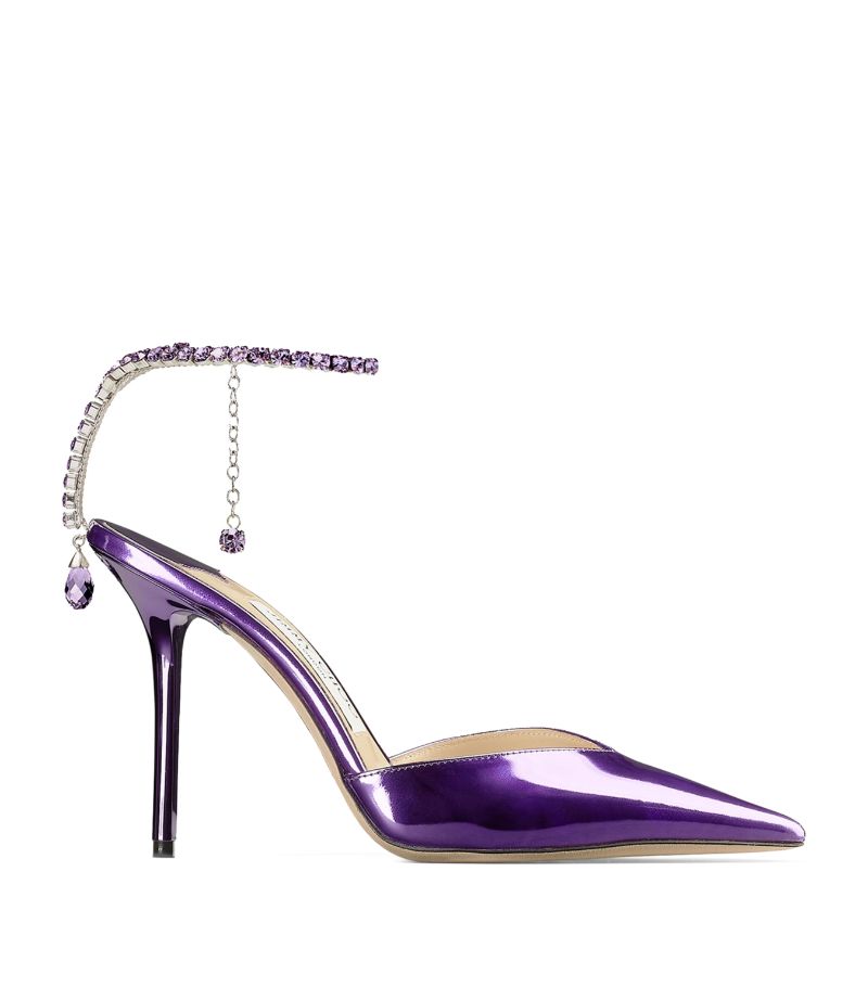 Jimmy Choo Jimmy Choo Saeda 100 Leather Pumps