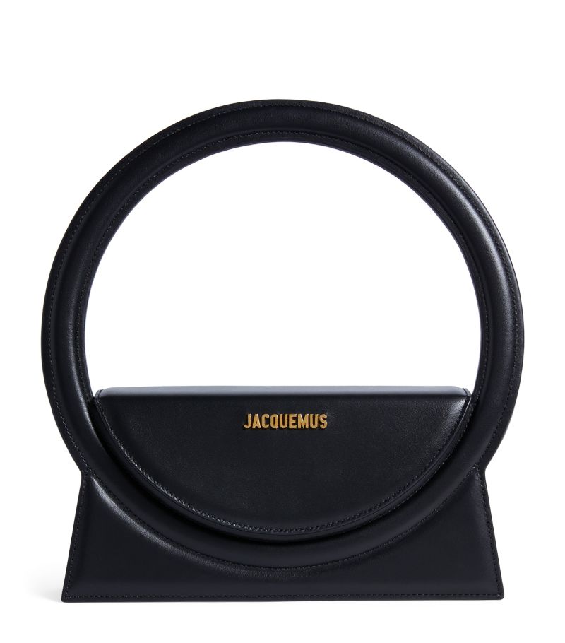 Jacquemus Jacquemus Leather Le Sac Rond Top-Handle Bag