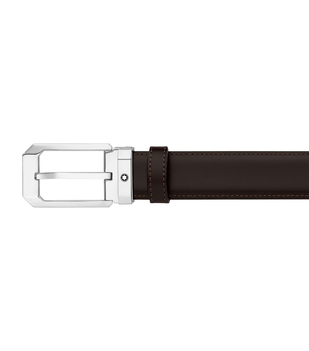 Montblanc Montblanc Leather Reversible Pin Buckle Belt