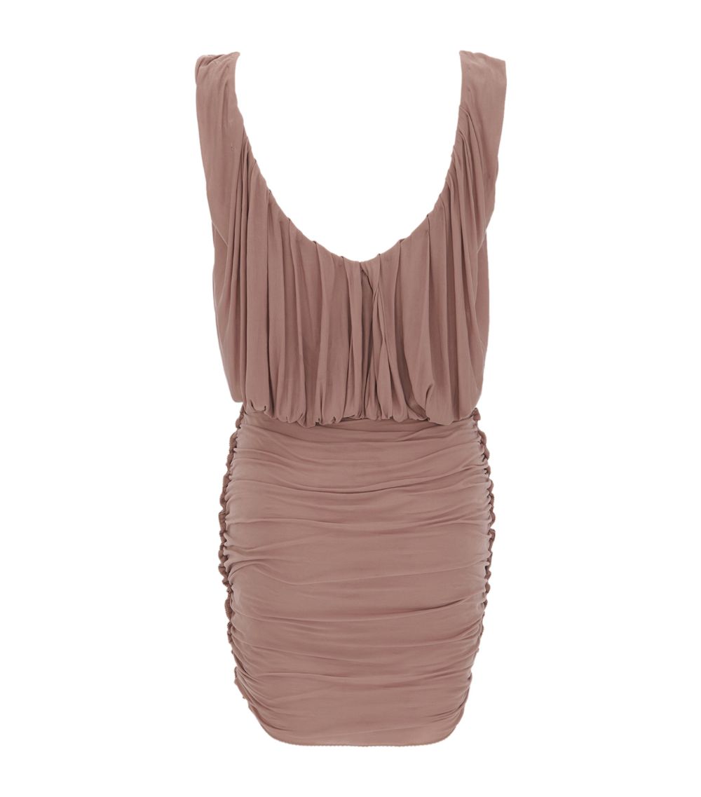 Saint Laurent Saint Laurent Draped Mini Dress