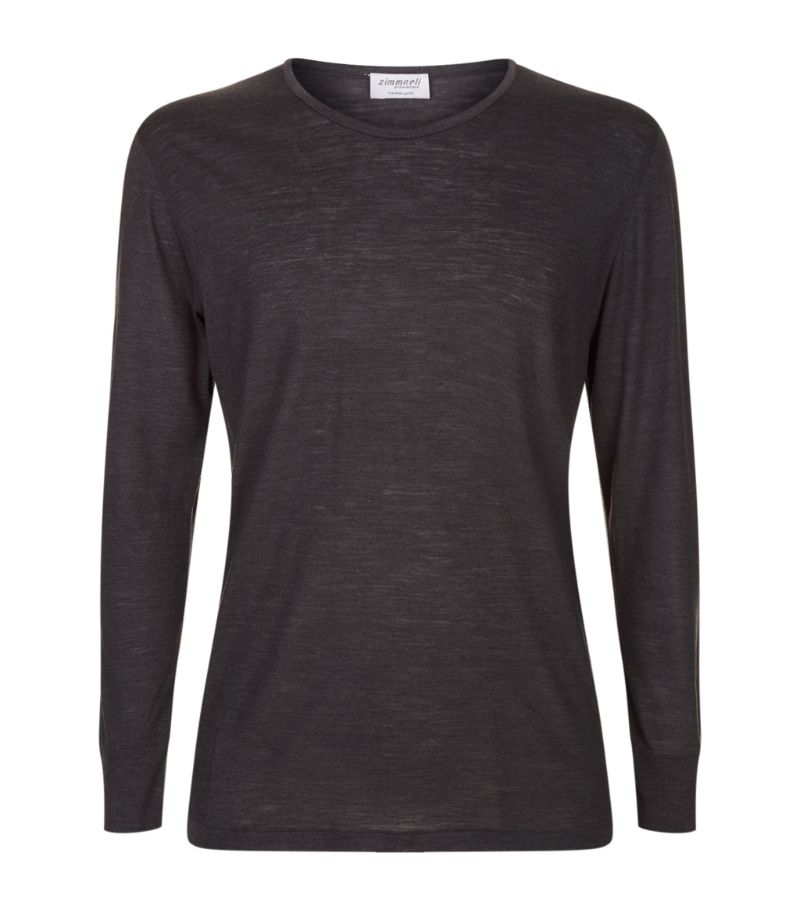 Zimmerli Zimmerli Wool And Silk Long-Sleeved Top