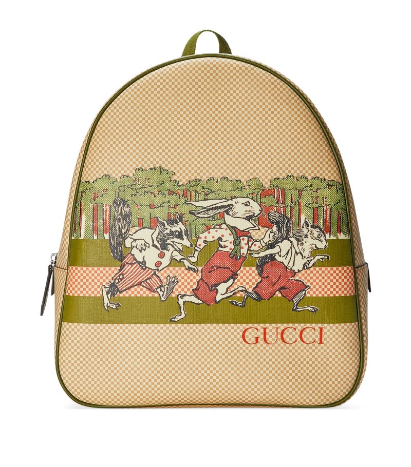 Gucci Gucci Kids Animal Print Backpack