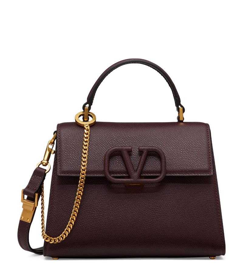 VALENTINO GARAVANI Valentino Garavani Small Calf Leather Vsling Top-Handle Bag