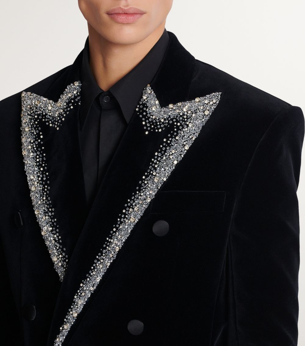 Balmain Balmain Velvet Embellished Dinner Jacket