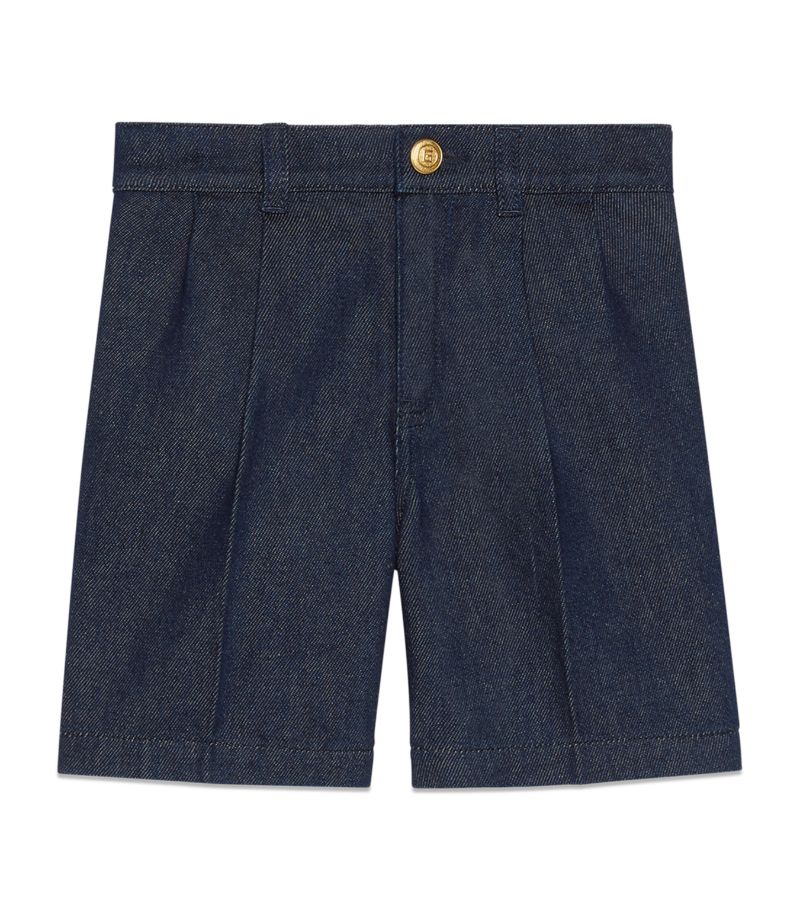 Gucci Gucci Kids Denim Bermuda Shorts (4-12 Years)