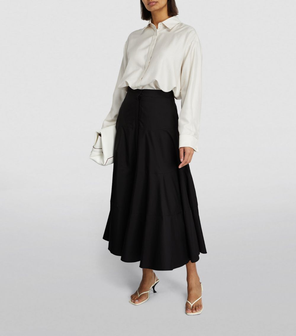 Max Mara Max Mara Panelled Maxi Skirt