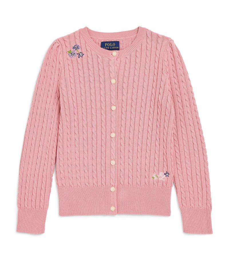 Ralph Lauren Kids Ralph Lauren Kids Cotton Cable-Knit Cardigan (2-7 Years)