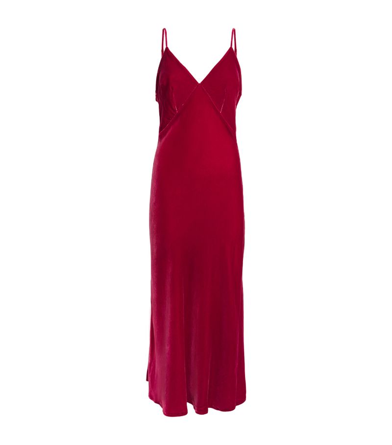 Gilda & Pearl Gilda & Pearl Velvet Frankly Slip Dress