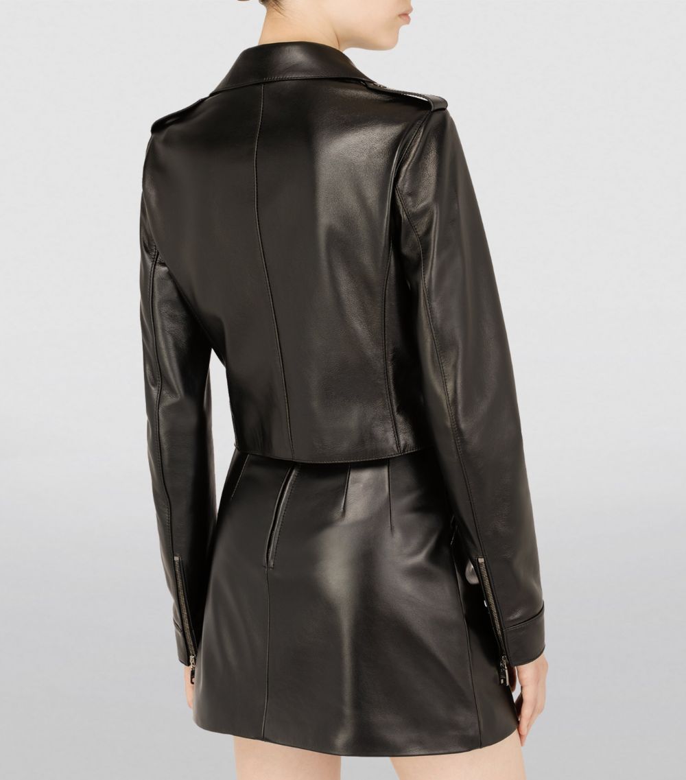 Dolce & Gabbana Dolce & Gabbana Leather Biker Jacket