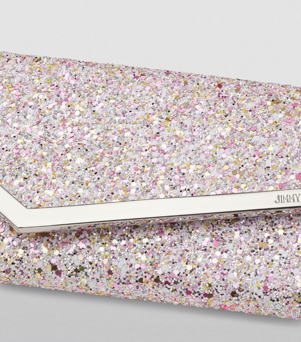 Jimmy Choo Jimmy Choo Glitter Emmie Clutch Bag