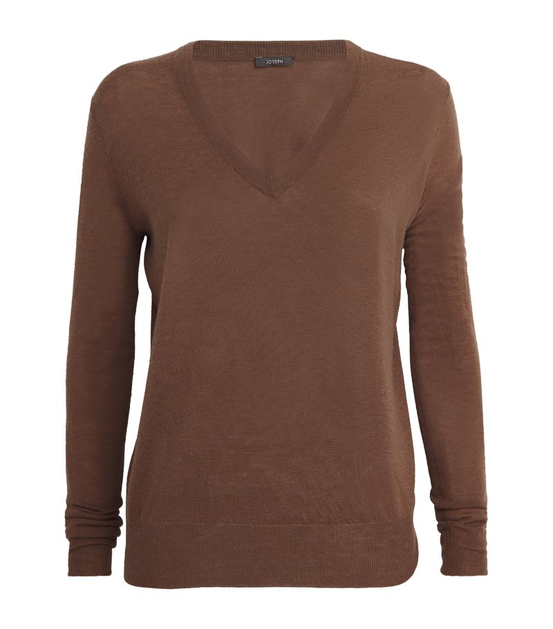 Joseph Joseph Cashmere V-Neck Cashair Sweater