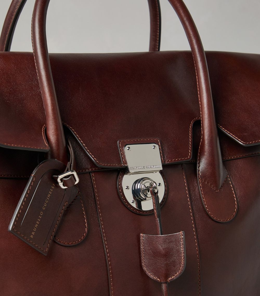 Brunello Cucinelli Brunello Cucinelli Leather Briefcase