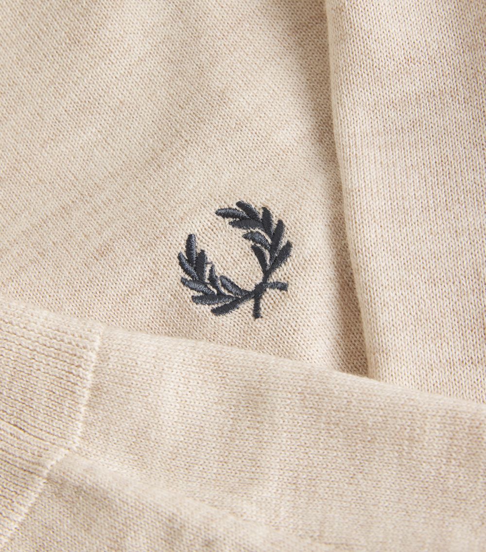 Fred Perry Fred Perry Merino-Cotton Half-Zip Sweater