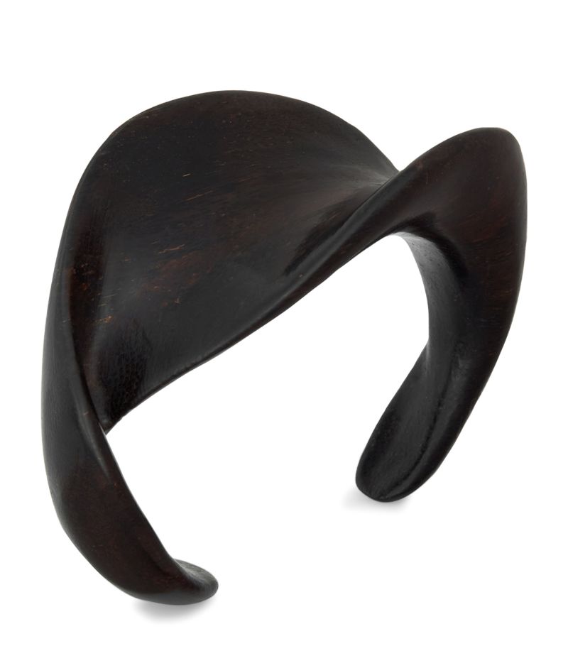 Saint Laurent Saint Laurent Sculptural-Wave Cuff Bracelet