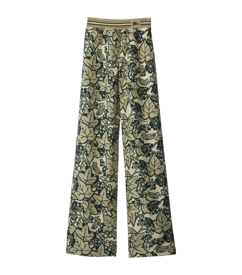 Burberry Burberry Silk Drawstring Ivy Trousers