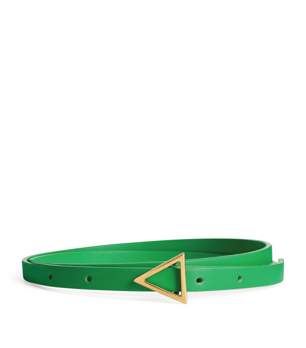 Bottega Veneta Bottega Veneta Leather Triangle Belt