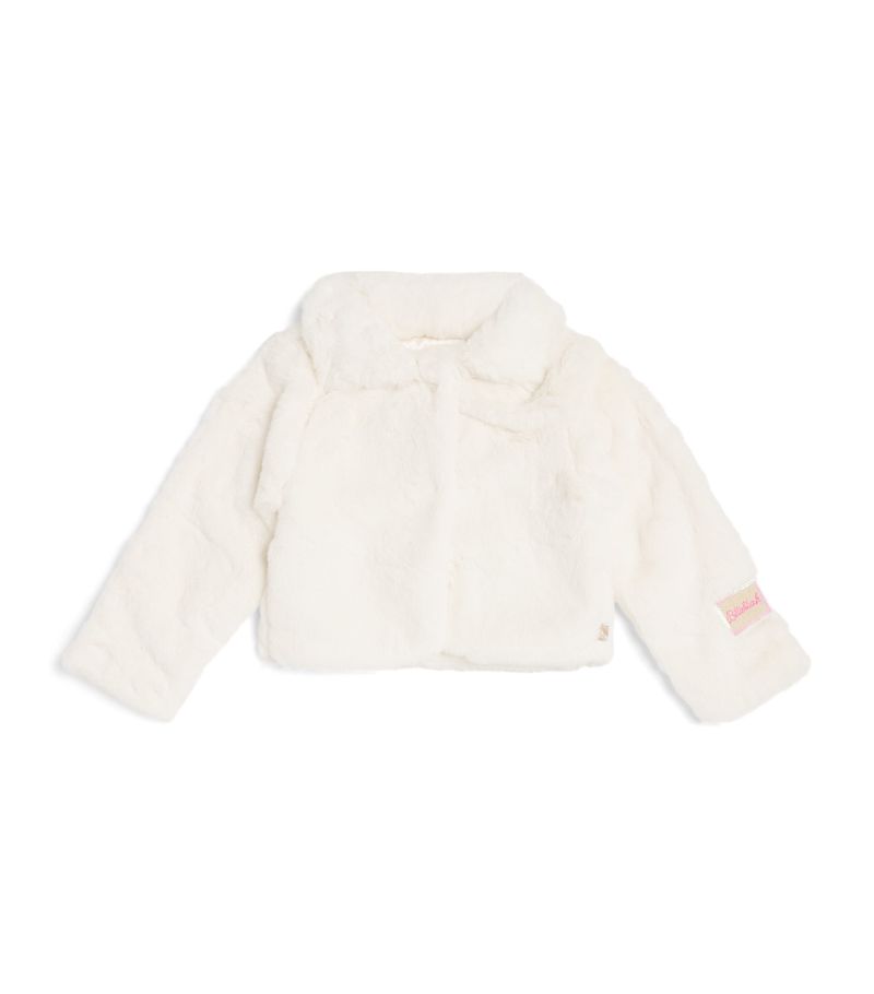 Billieblush Billieblush Faux Shearling Coat (4-10 Years)