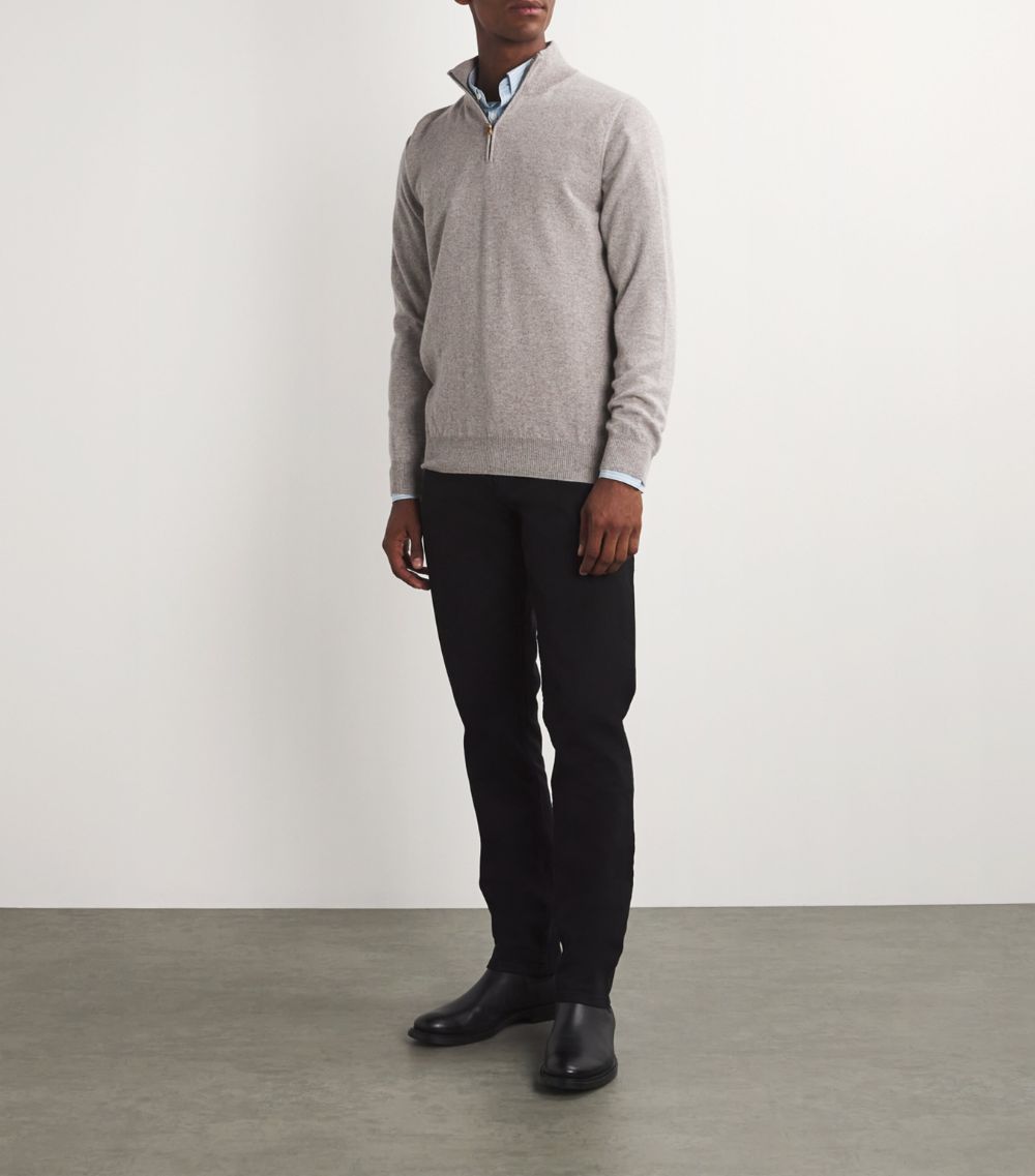 Colombo Colombo Cashmere Quarter-Zip Sweater