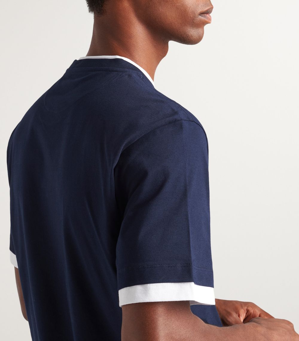 Prada Prada Cotton Conceptual Triangle T-Shirt