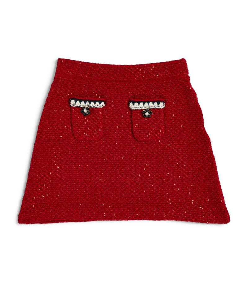 Self-Portrait Kids Self-Portrait Kids Sequin-Embellished Mini Skirt (3-10 Years)