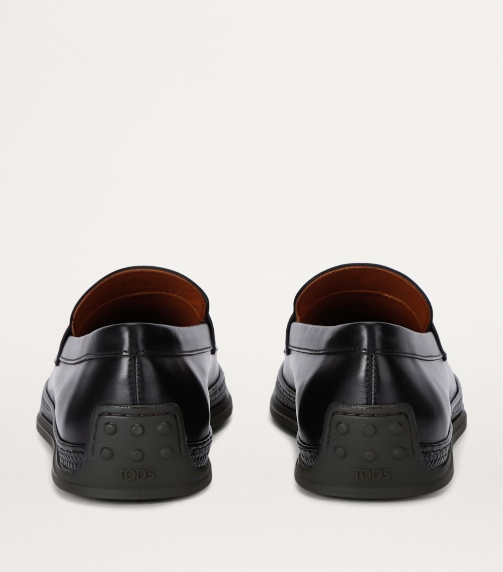 Tod's Tod'S Leather Gomma Loafers