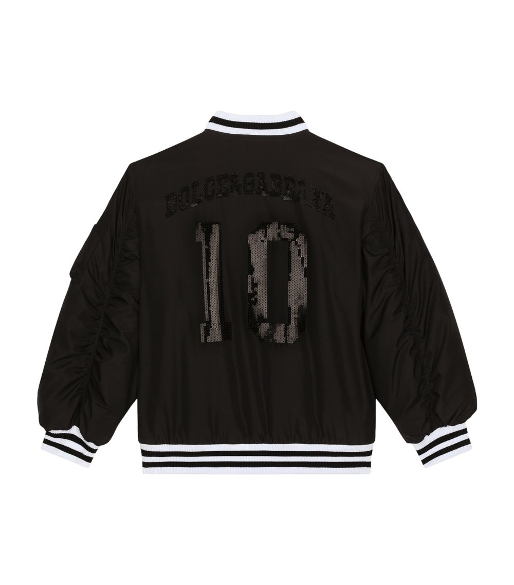 Dolce & Gabbana Dolce & Gabbana Kids Varsity Bomber Jacket