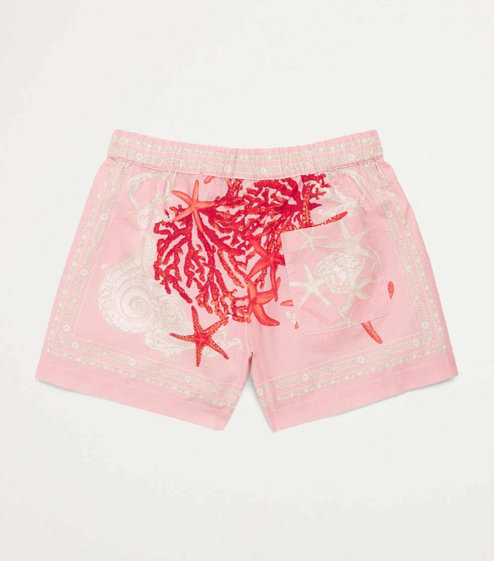 Young Versace Versace Kids Cotton Graphic Shorts (5-12 Years)