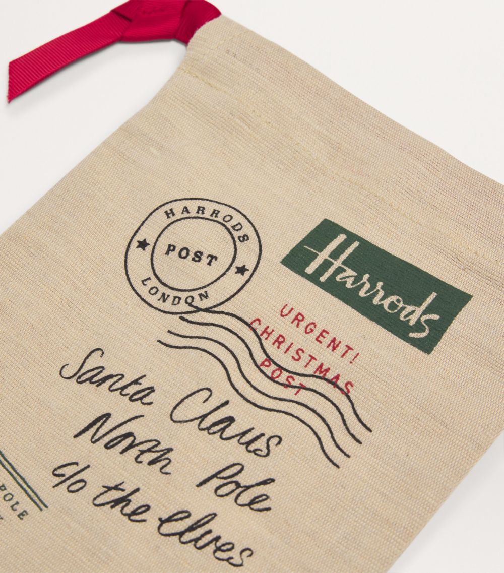 Harrods Harrods Mini Burlap Santa Mail Sack