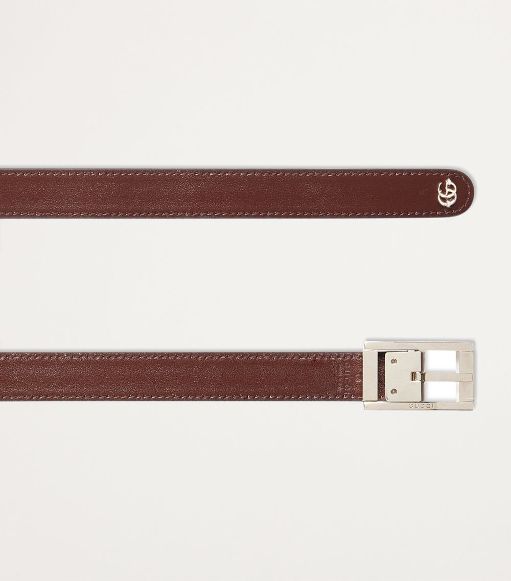 Gucci Gucci Leather Reversible Belt