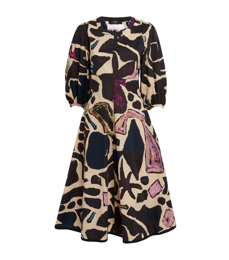 Weekend Max Mara Weekend Max Mara Cotton Patterned Midi Dress