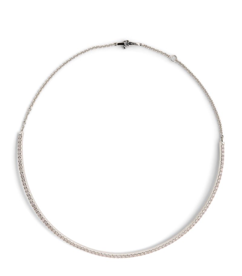 Melissa Kaye Melissa Kaye Small White Gold And Diamond Clara Necklace