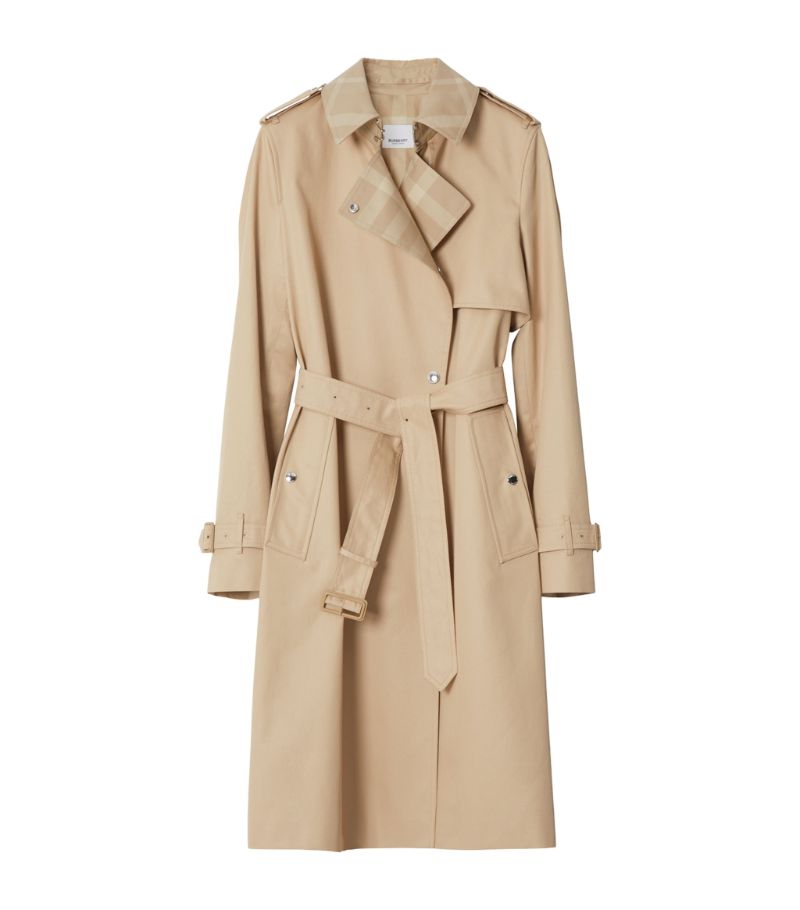 Burberry Burberry Cotton Gabardine Trench Coat