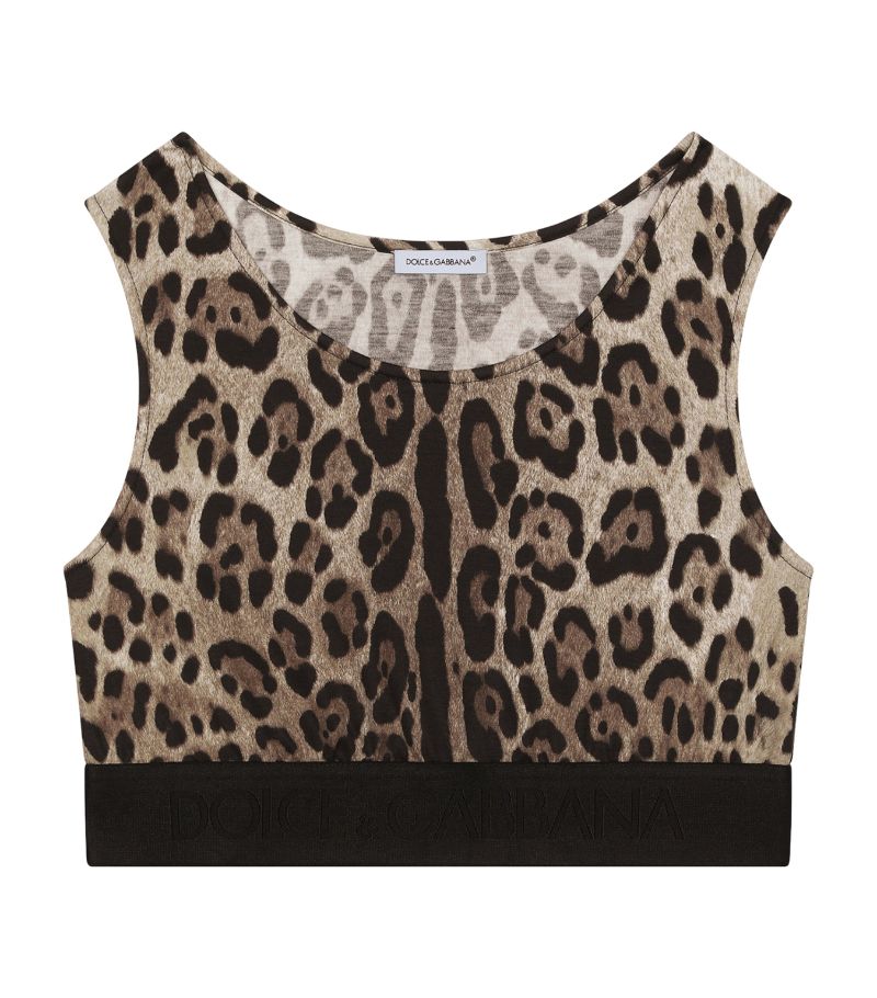 Dolce & Gabbana Dolce & Gabbana Kids Leopard Print Top (8-14 Years)