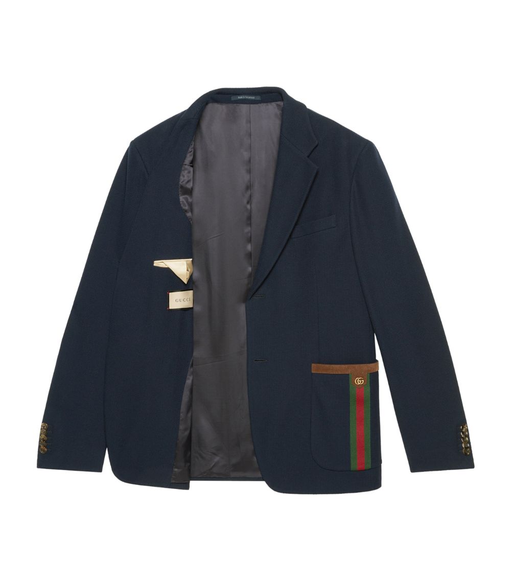 Gucci Gucci Web Stripe Blazer