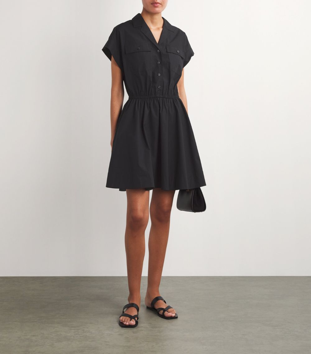 Tory Burch Tory Burch Cotton Poplin Shirt Mini Dress