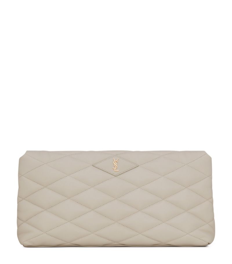 Saint Laurent Saint Laurent Sade Puffer Envelope Clutch Bag