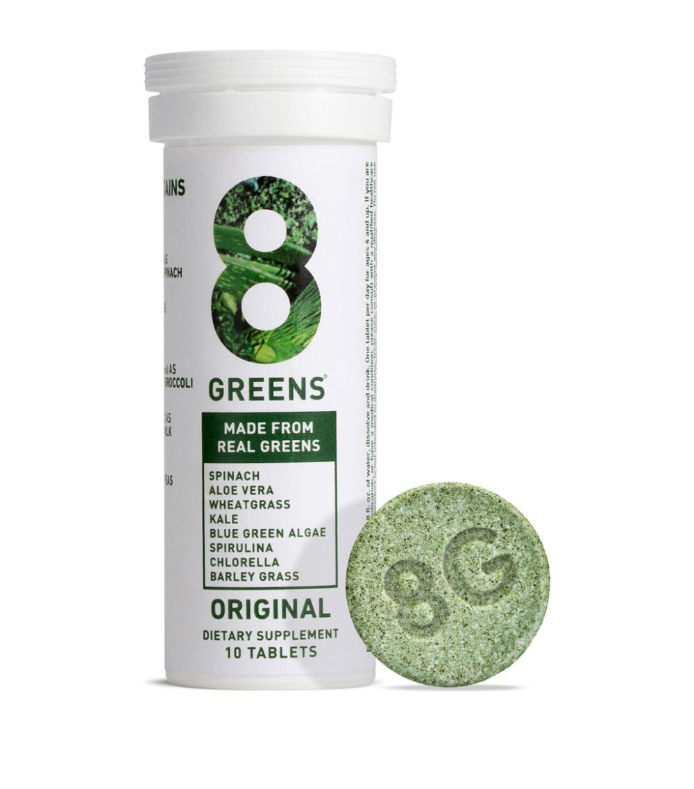 8Greens 8GREENS Real Greens Effervescent Lemon & Lime Tablets (30 Tablets)