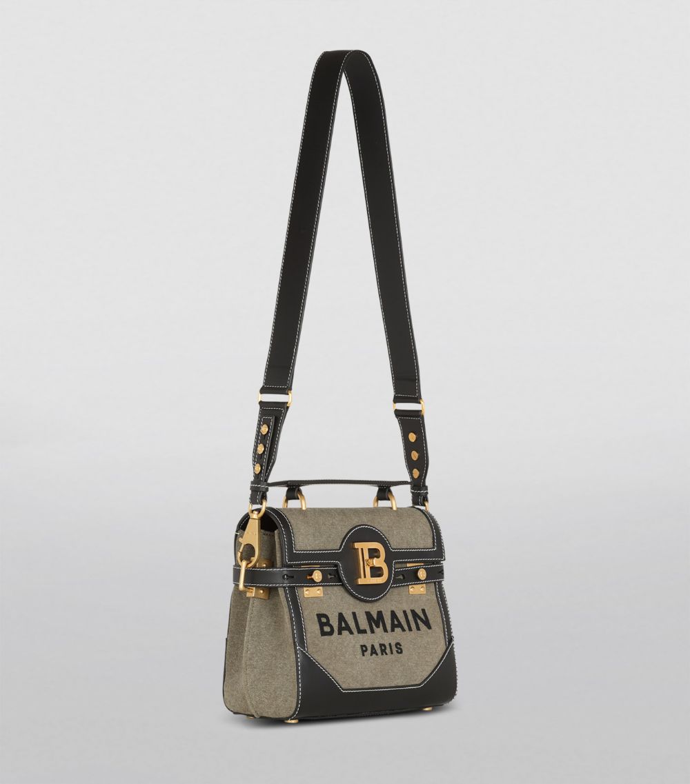 Balmain Balmain Canvas B-Buzz 23 Top-Handle Bag