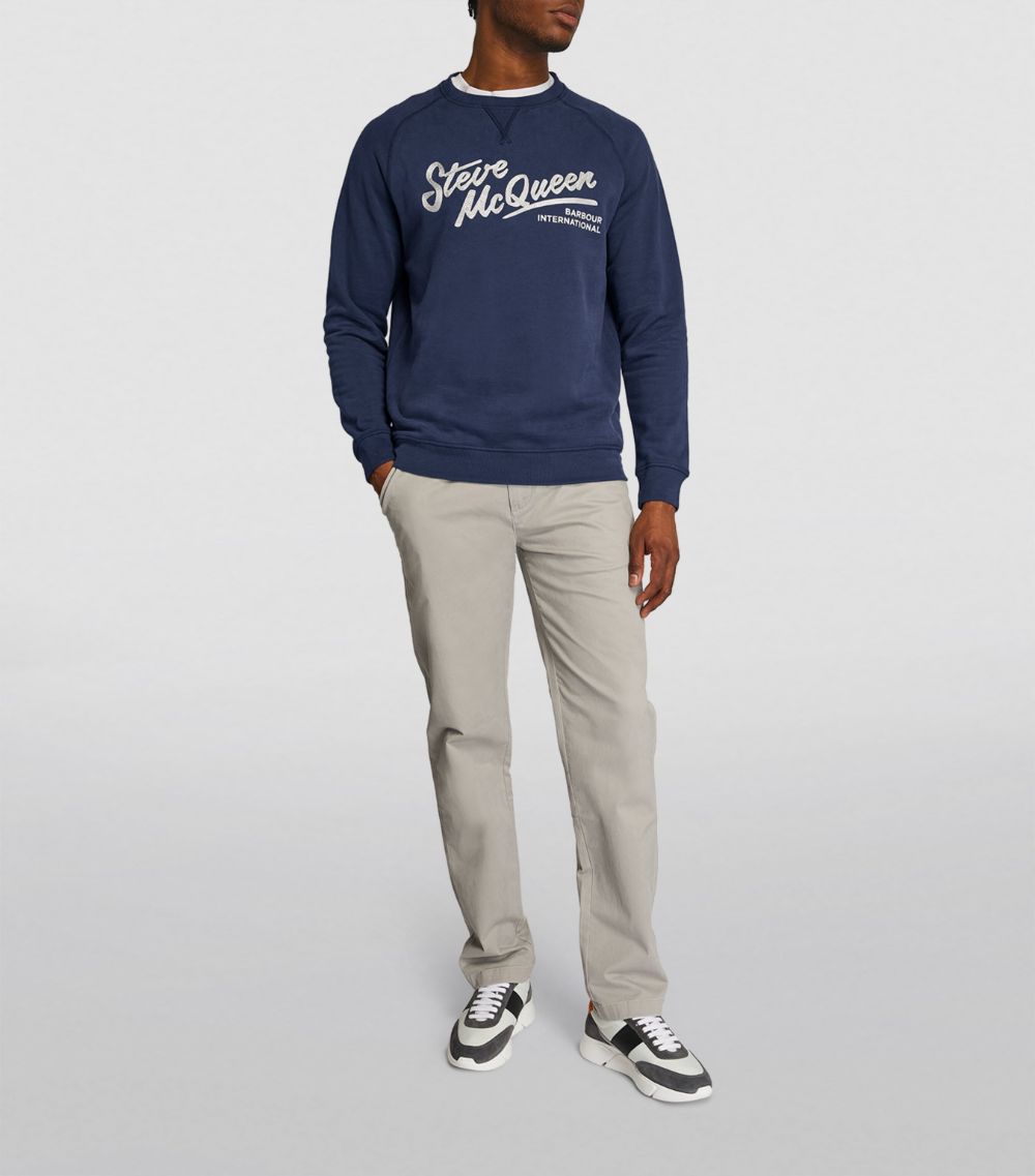 BARBOUR INTERNATIONAL Barbour International x Steve McQueen Embroidered Frankie Sweater