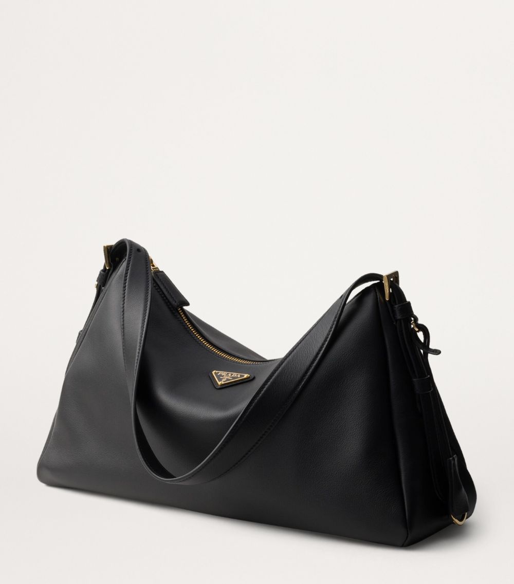 Prada Prada Large Calf Leather Aimée Shoulder Bag