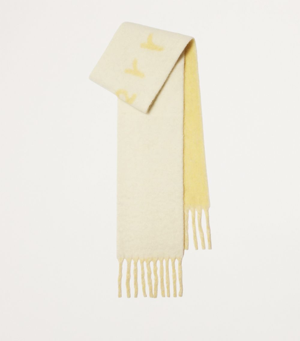 Burberry Burberry Alpaca-Blend Reversible Logo Scarf