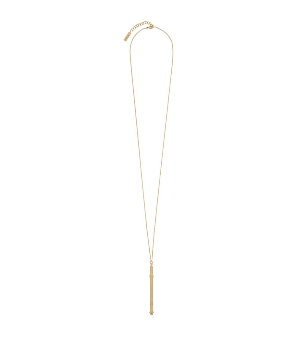 Saint Laurent Saint Laurent Cocktail Stirrer Pendant Necklace