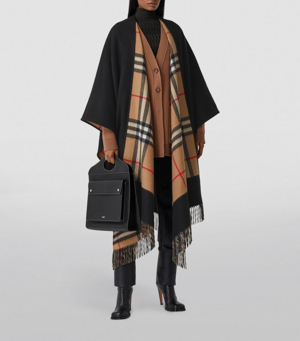 Burberry Burberry Cashmere-Wool Cape