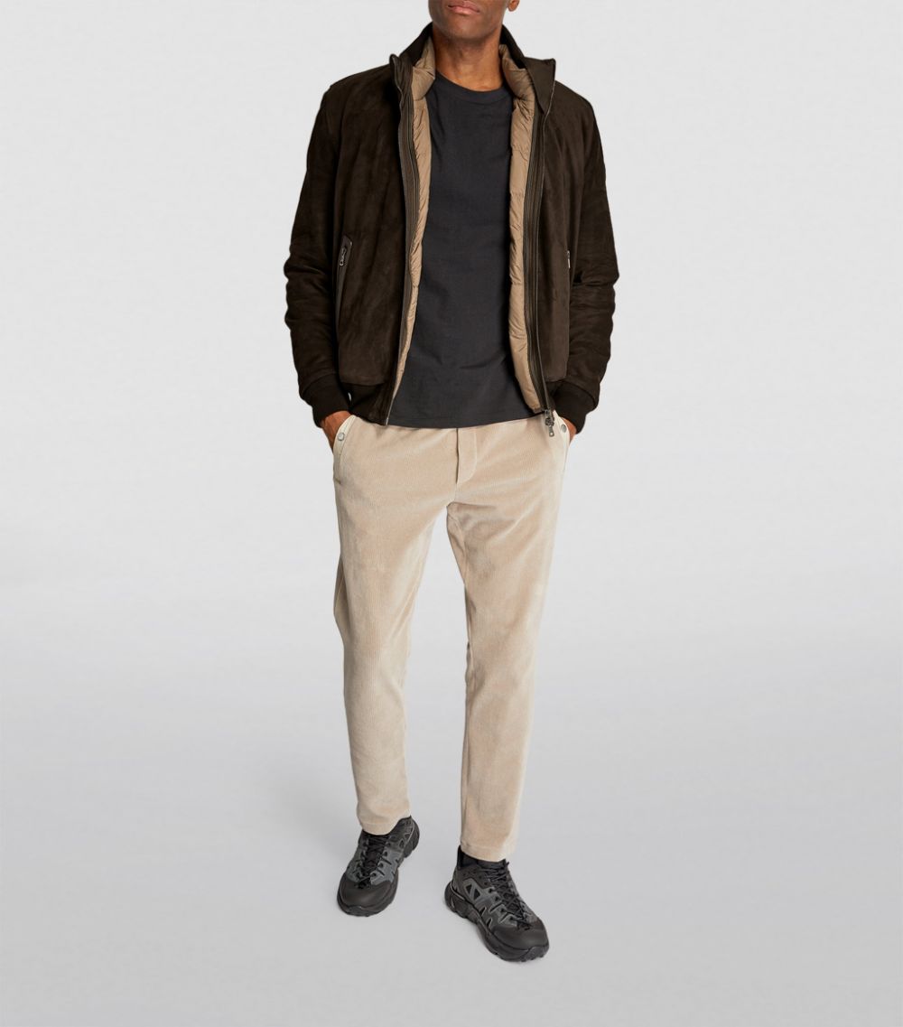 Moncler Moncler Suede Down-Filled Fayal Jacket