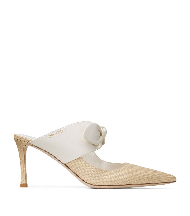 Jimmy Choo Jimmy Choo Rali 75 Leather Heeled Mules