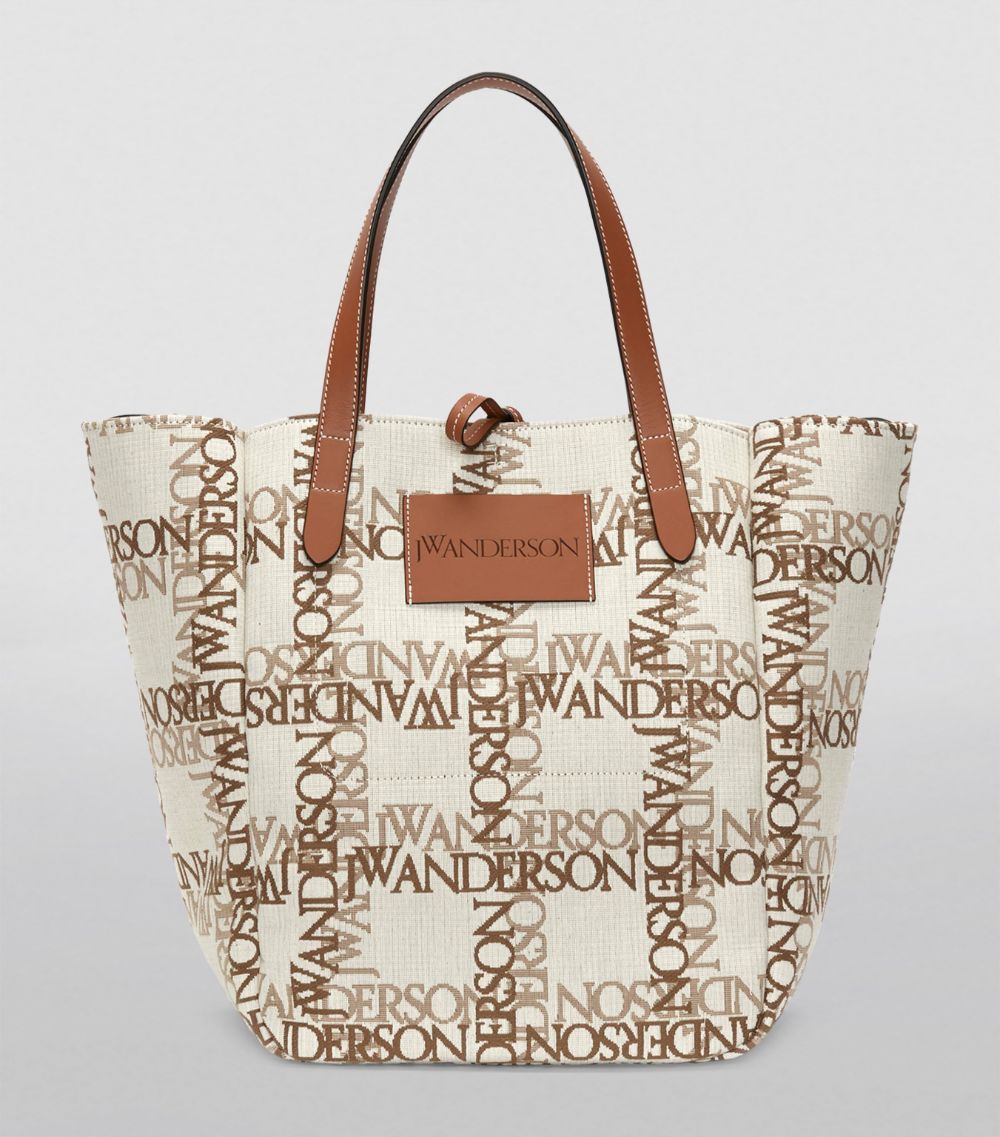 Jw Anderson Jw Anderson Logo-Print Belt Tote Bag