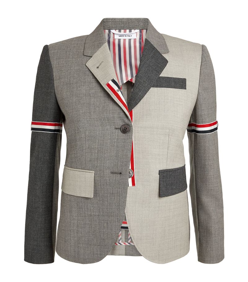 Thom Browne Thom Browne Wool High Armhole Tricolour Sport Coat