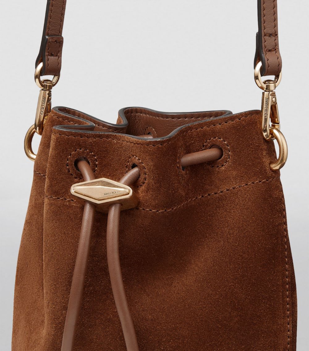 Jimmy Choo Jimmy Choo Mini Suede Cinch Bucket Bag