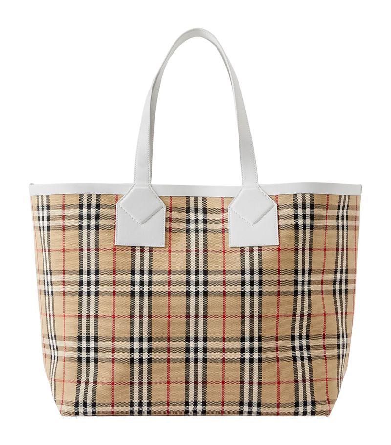 Burberry Burberry Large Canvas London Tote Bag