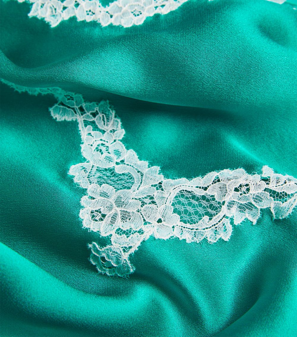 Carine Gilson Carine Gilson Silk Lace-Detail Camisole